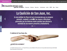 Tablet Screenshot of coalicionpr.com